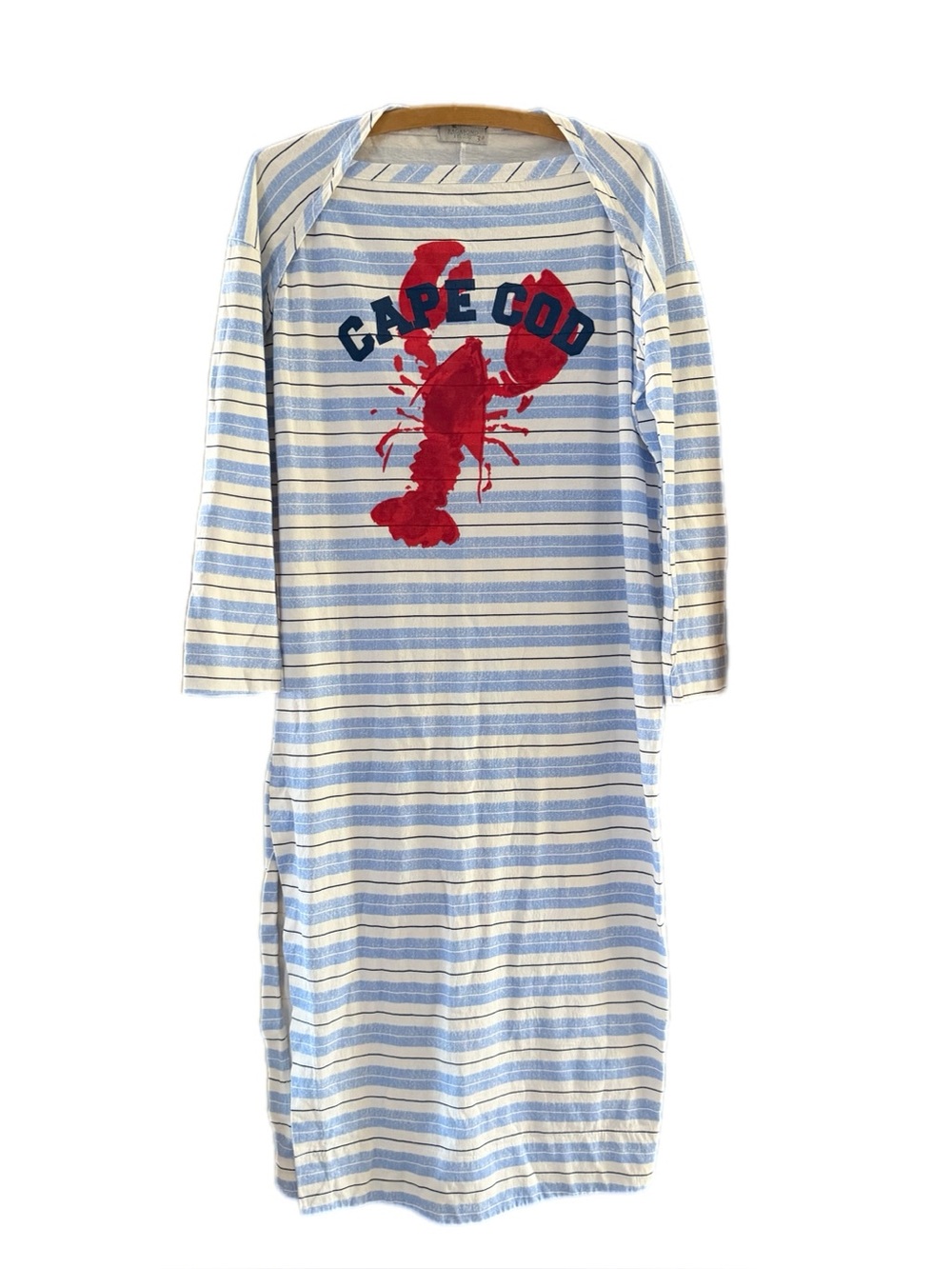 Free People x Ragabond Studio Cape Cod Lobster Graphic Stripe coverup XS - Picture 12 of 13